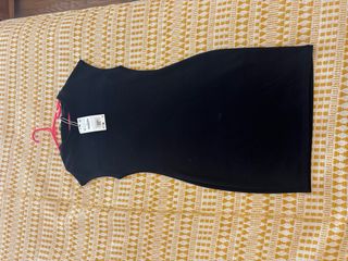 Vestido Negro Zara Talla M Entallado Nuevo