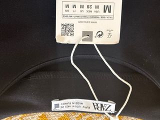 Vestido Negro Zara Talla M Entallado Nuevo