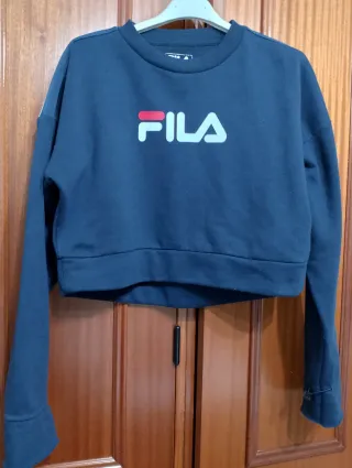 Sudadera Fila azul con logo