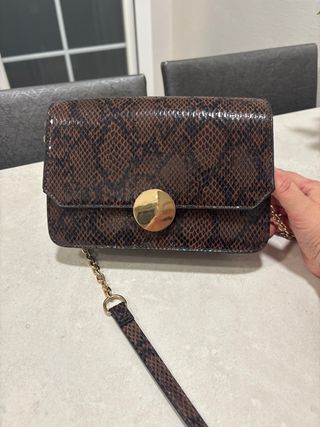 Bolso bandolera marrón 