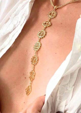 Collar 7 Chakras Acero Inoxidable con cadena