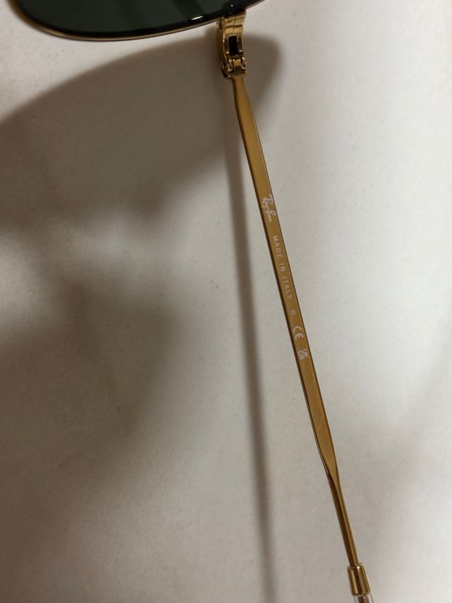 Gafas Ray-Ban Doradas y Verdes