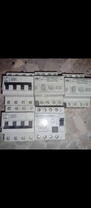 Interruptores y diferenciales