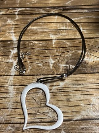 Parure collana con pendente dorato