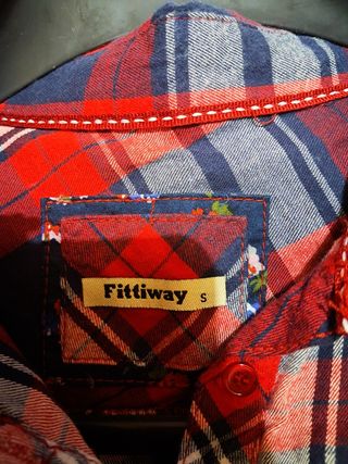 Camisa Fittiway cuadros manga larga o 3/4