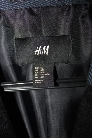 Americana Blazer H&M Hombre Talla 50