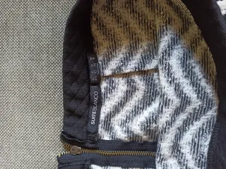 Minifalda Zigzag Blanco y Negro
