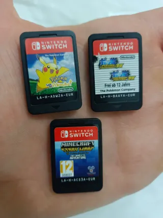 Juegos Nintendo Switch Pokémon, Minecraft