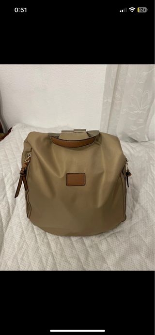 Mochila Beige y Marrón