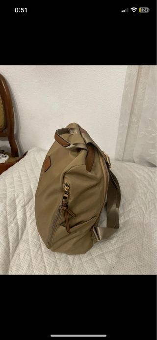 Mochila Beige y Marrón