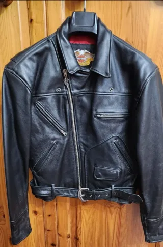 Chiodo Harley-Davidson nero come nuovo