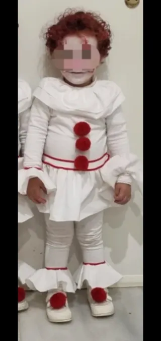 Disfraz Payaso It Infantil Talla 2-3 y 4-6 años 
