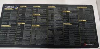 Tapete de Mousepad Python Excovip Preto