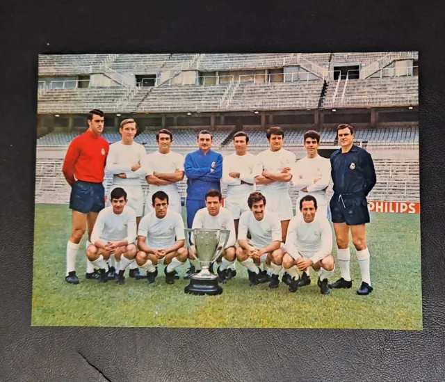 Postal Real Madrid Campeón de Liga 1967-68