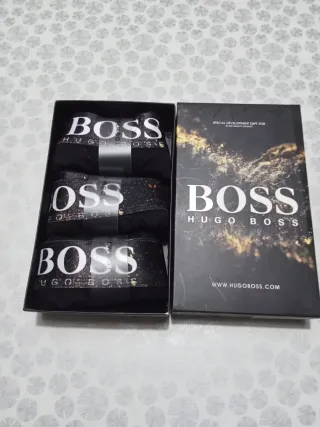 Pack 3 Boxer BOSS Negro