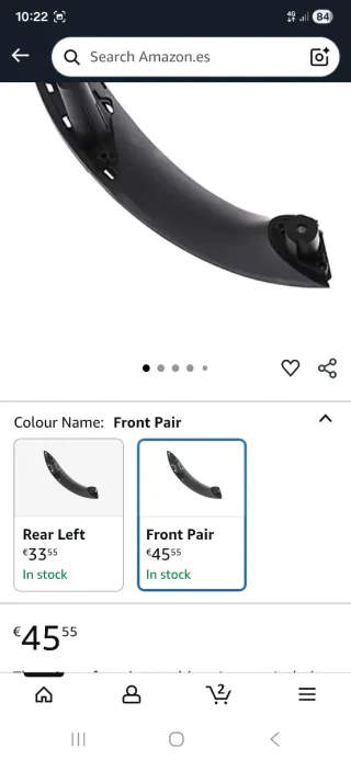 Tirador Puerta BMW Serie F