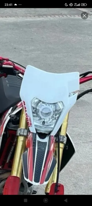 Careta LED para moto