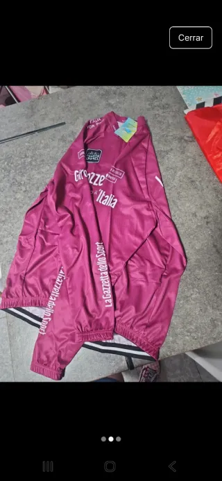 Maillot Ciclismo Giro d'Italia XXL Lila Manga Larg