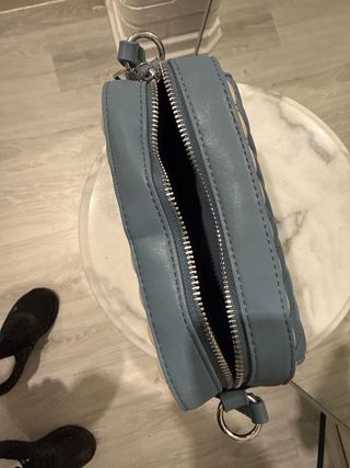 Bolso Parfois azul y beige