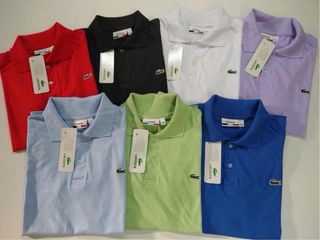 Polo Lacoste Negro Talla S