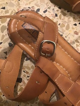 Sandalias planas Pikolinos Talla 38 Marrones N