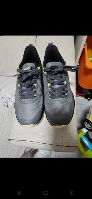 Zapatos Deportivos Hobibear Talla 44 Gris/Amarillo