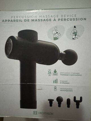 Dispositivo Masaje Percusión Decathlon Negro