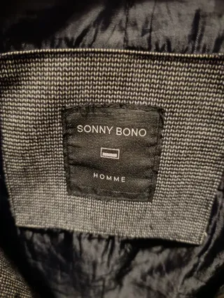 Sonny Bono Giubbotto Trapuntato Uomo Grigio