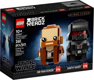 LEGO BrickHeadz Obi-Wan Kenobi y Darth Vader 40547