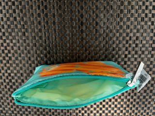 Neceser Clinique Corazón Naranja y Turquesa