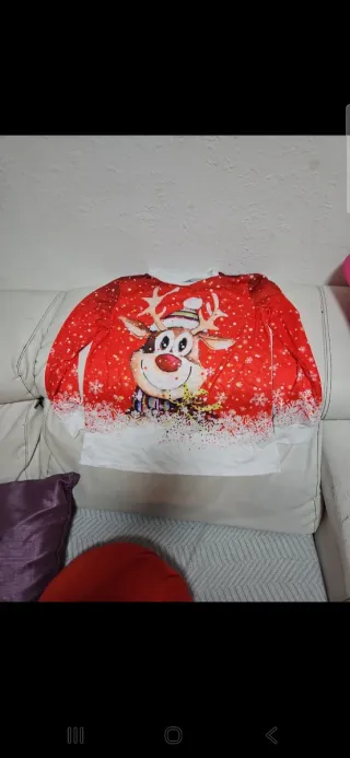 Pijama Navideño Reno Talla M