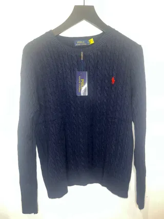 Sudadera Polo Ralph Lauren Azul Cable Knit