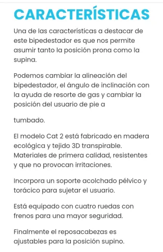 Bipedestador Infantil Prono/Supino CAT2