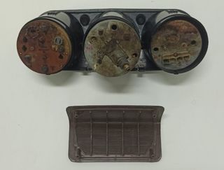 457-CUADRO RELOJES Y REJILLA TABLIER PORSCHE 924