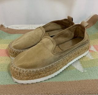 Alpargatas Beige/Marrón - Talla 36