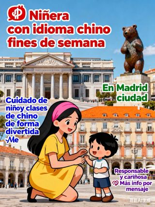 Profesora/niñera con idioma chino - fin de semana