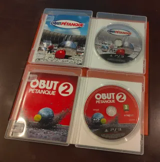 COLLEZIONE DI GIOCHI IMPECCABILE PER PS3 OBUT PETANQUE 1 E 2