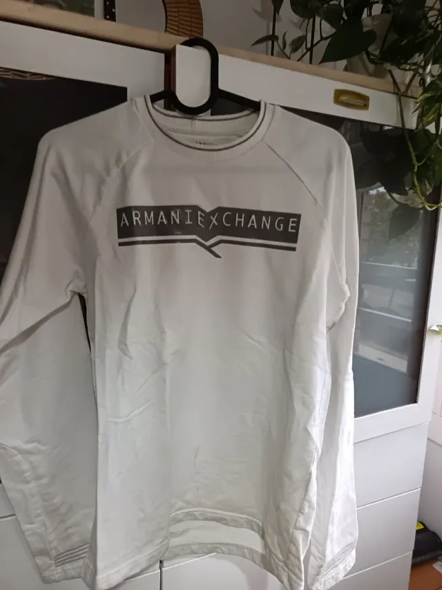 Camiseta Armani Exchange Blanca Talla S.