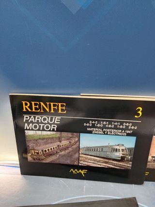 molti libri, Libro: Renfe 1 to 4 MOTOR PARK di MAF Editor (1993) + VIA ESTRECHA EN ESPAÑA