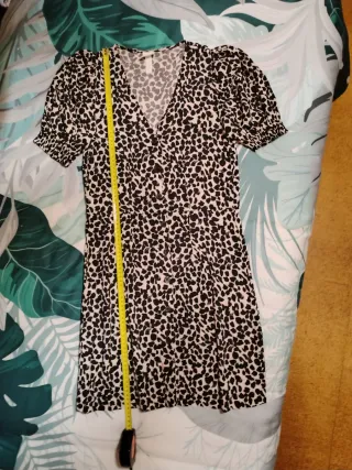 Vestido estampado animal print talla 38