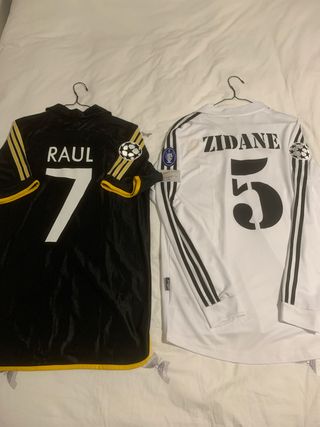 Lote 2 Camisetas Real Madrid Vintage Adidas