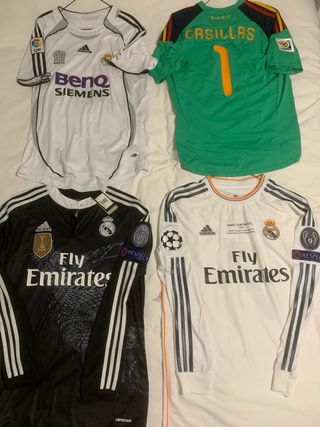 Lote Camisetas Firmadas CR7 y Casillas