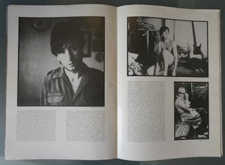 Programa y Entrada ULTRAVOX Tour RAGE IN EDEN 1981