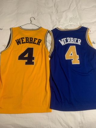Lote 2 Camisetas Chris Webber 4