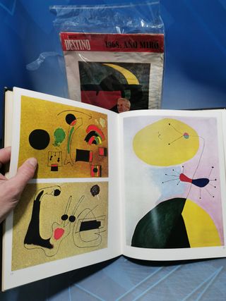Libri e riviste, in particolare Joan Miró, sono fuori produzione
