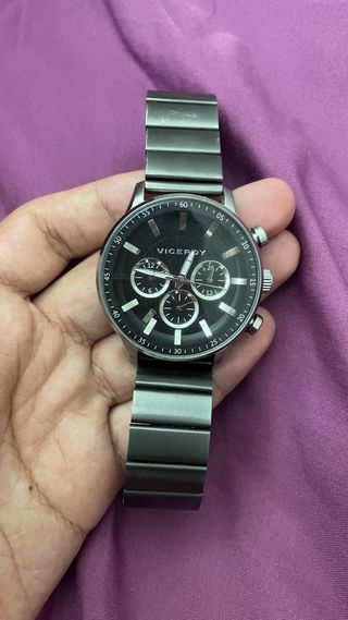 Reloj Viceroy Negro y Plateado