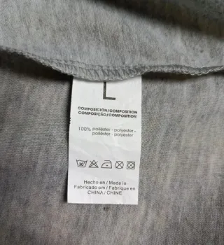 Camiseta Gris Manga Larga Star Wars T. L