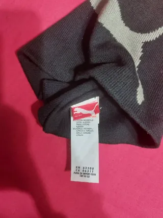 Gorro Puma Unisex Negro y Gris