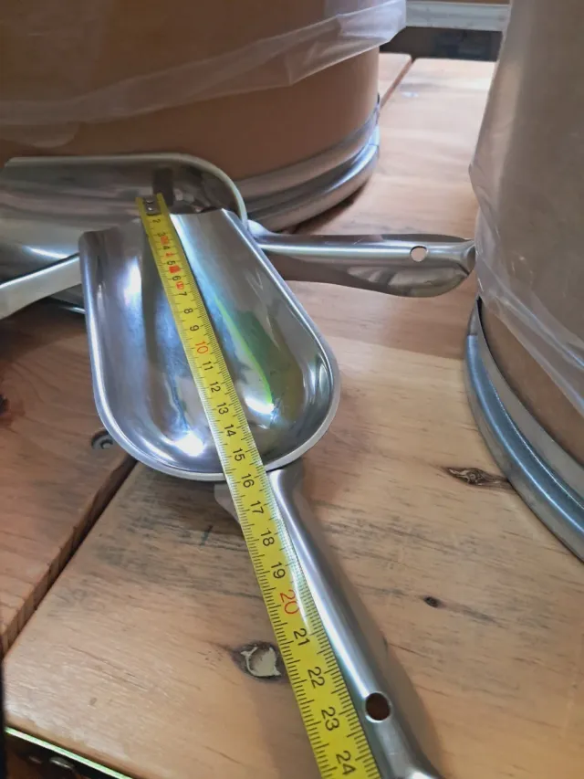 Palas de metal para granel