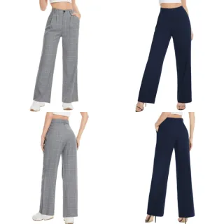 Pantalones anchos de vestir